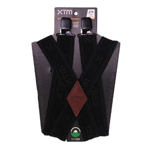 XTM Men's Suspenders Braces Black One Size Fits Most