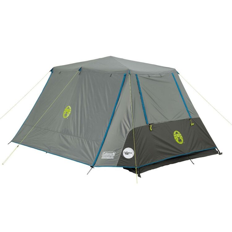 Coleman Instant Up 8 Person Darkroom Tent with LED Grey & Silver