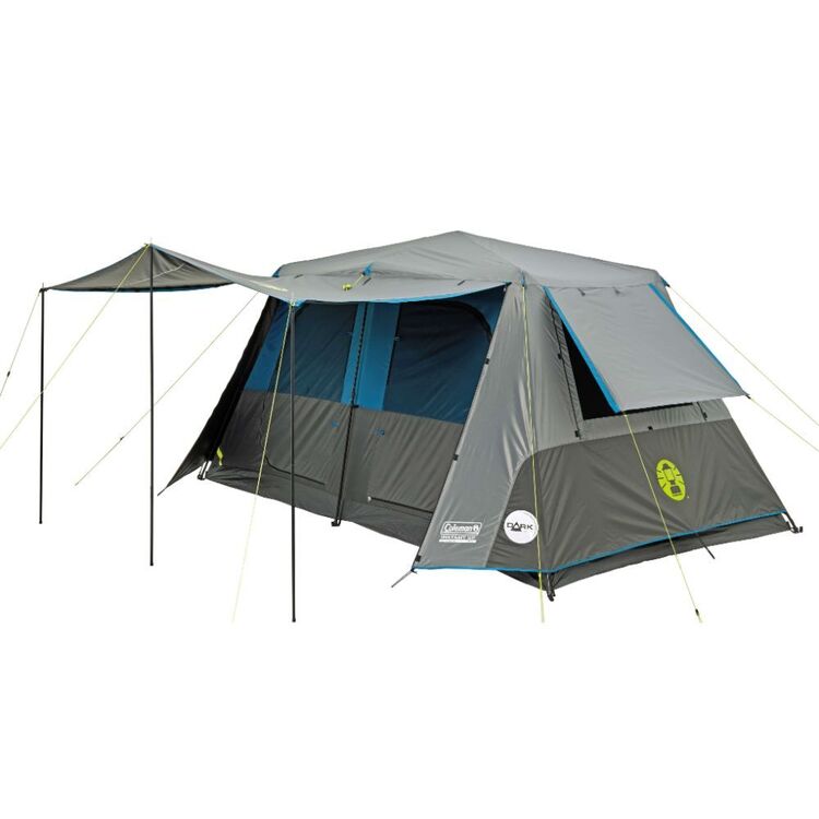 Coleman Instant Up 8 Person Darkroom Tent with LED Grey & Silver