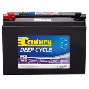 Century Deep Cycle AGM Battery Black