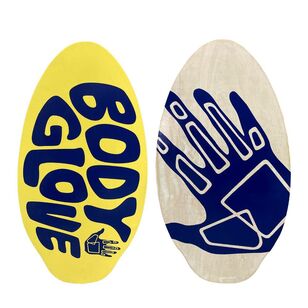 Body Glove Skimboard Wood 37 In Yellow & Blue 37 in