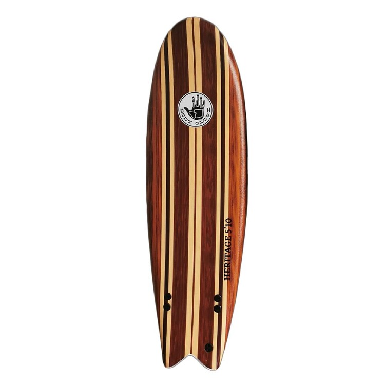 Body Glove 5 Feet Heritage Surfboard Brown 5 ft 10 in