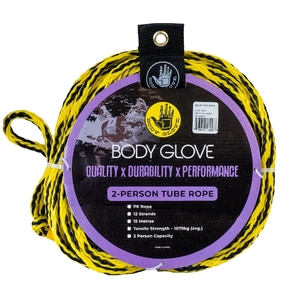 Body Glove 2 Person Tube Rope Yellow & Purple