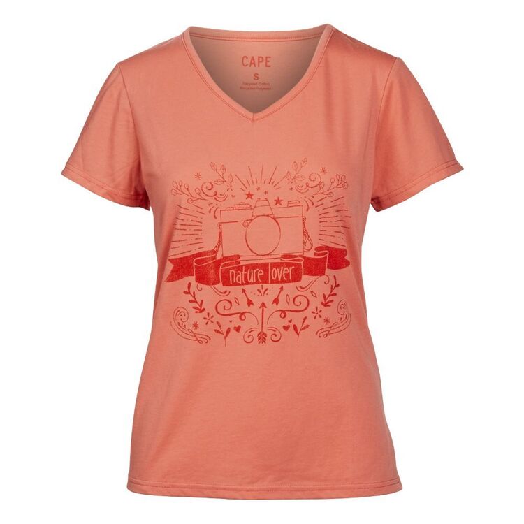 Cape Women's Lacey Camera Short Sleeve Tee