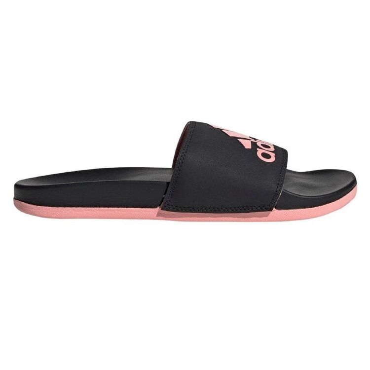 adidas Women's Adilette Comfort Slides Core Black & Glory Pink