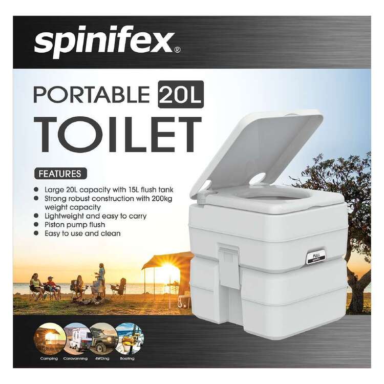 Spinifex 20L Portable Toilet Grey