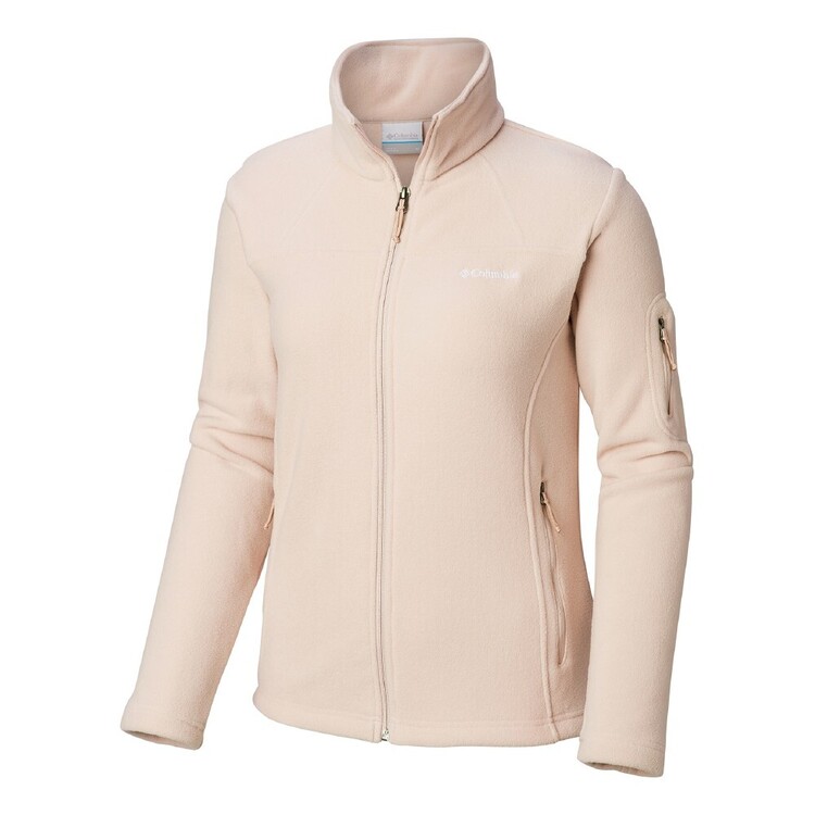 Columbia Women\'s Fast Trek II Full Zip Fleece Jacket Peach Blossom S