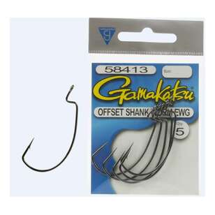 Gamakatsu Worm EWG Hooks Pack Grey