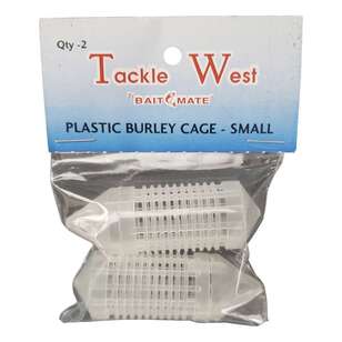 Tackle West Plastic Burley Cage Small 2 Pack Grey