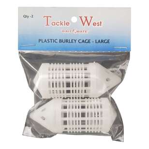Tackle West Plastic Burley Cage Large 2 Pack Grey