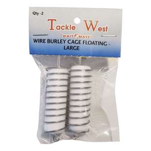 Tackle West Wire Burley Cage Floating Large 2 Pack Grey