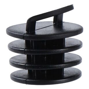 Seak Rubber Scupper Plug Black