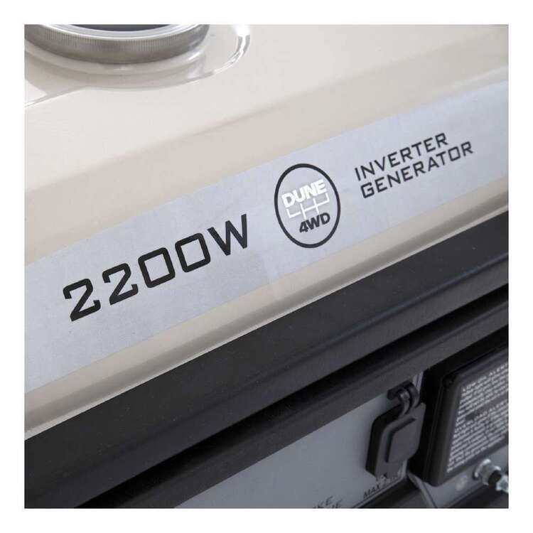 Dune 4WD 2200W Open Frame Inverter Generator Grey