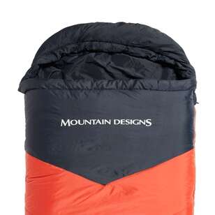 Mountain Designs Wilderness 200 Synthetic Sleeping Bag Ketchup