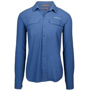 Cederberg Men's NF Anti Insect Explorer Shirt Blue Indigo