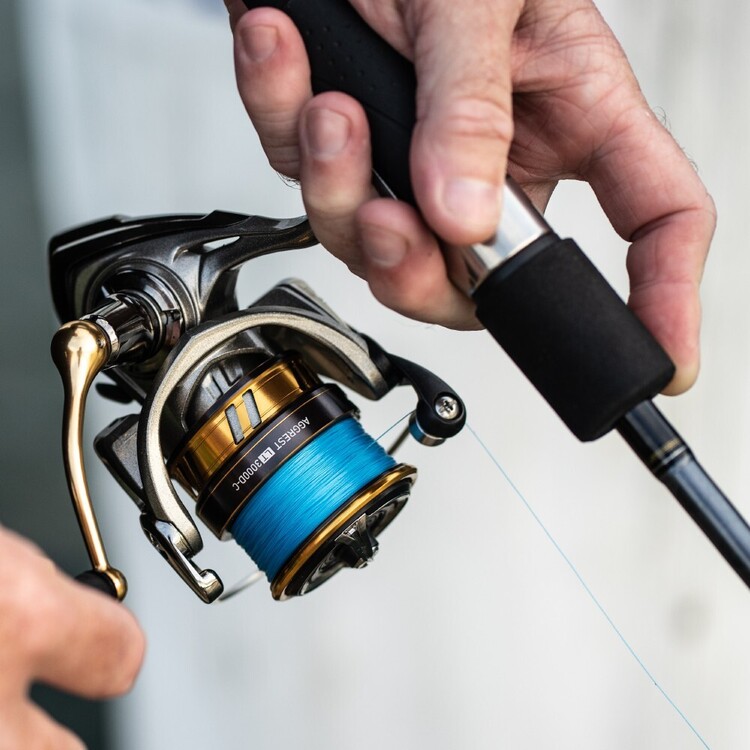 daiwa aggrest spinning reel BG and 6 lb Daiwa QG Ultralight Spinning Reel