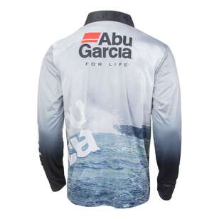 Abu Garcia Pro Sublimated Fishing Shirt Grey