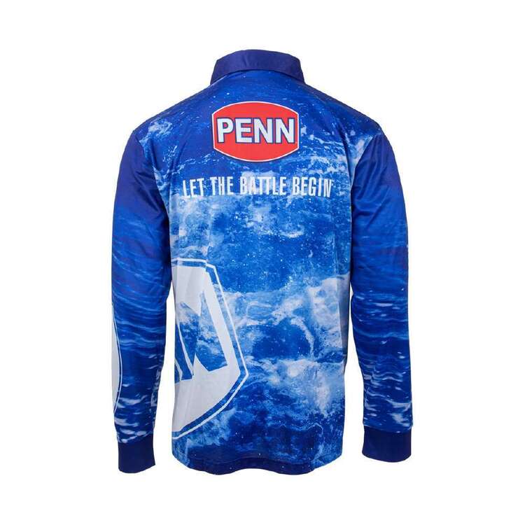 Penn Marlin Sublimated Fishing Shirt Blue