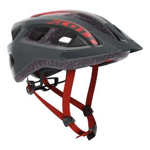 Scott Adult's Grey & Red Fade Supra Bike Helmet Grey & Red Fade
