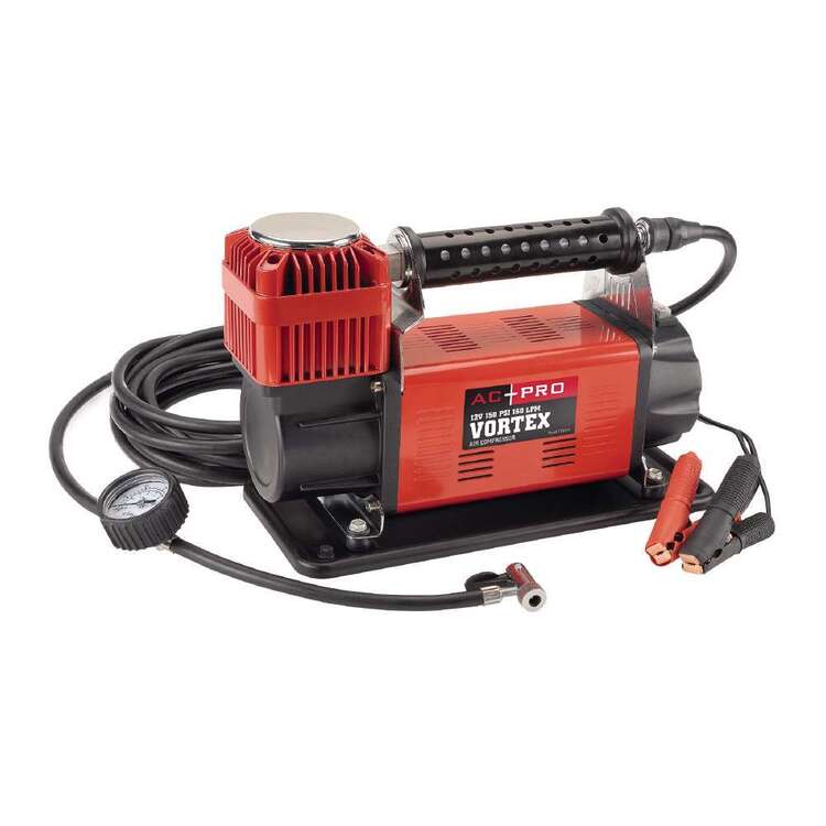 AC Pro Vortex 12V 150PSI Air Compressor Red