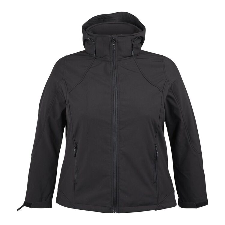 Cape Women's Alisha Softshell Jacket Plus Size Black