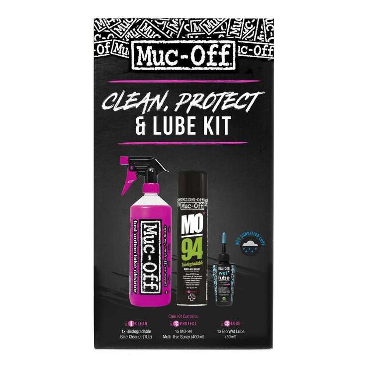 Muc-Off Clean, Protect & Lube Kit Black