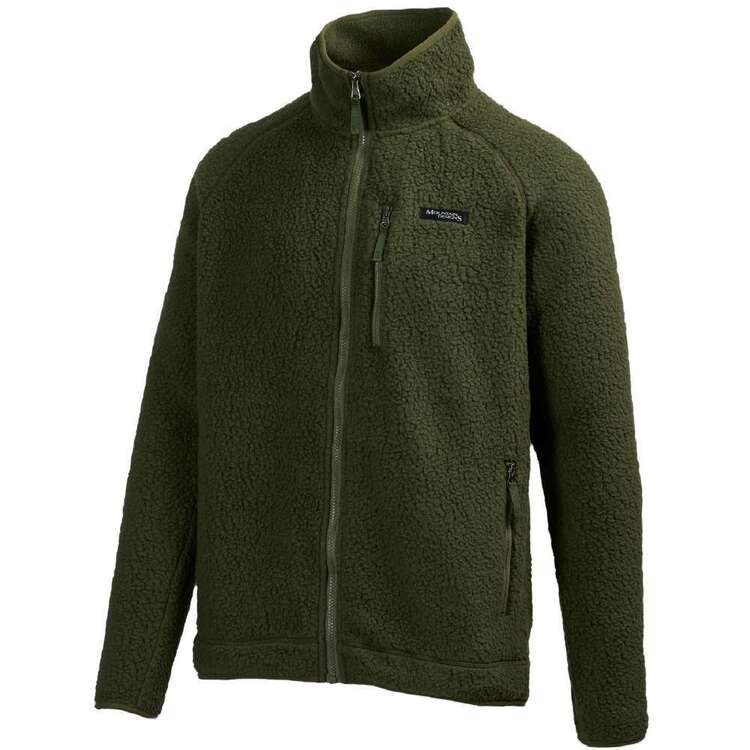 Mountain Designs Men's Fairbanks Full Zip Fleece Jacket Khaki