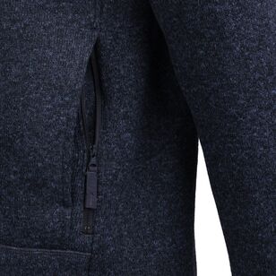 Mountain Designs Men's Ambler Full Zip Fleece Jacket Navy Melange