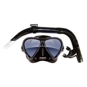 Mirage Eclipse Adults Mask & Snorkel Set Black
