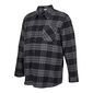 Cape Men's Flannel Shirt II Plus Size Black