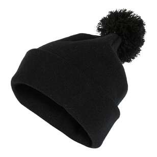 Cape Youth Solid Beanie Black One Size Fits Most
