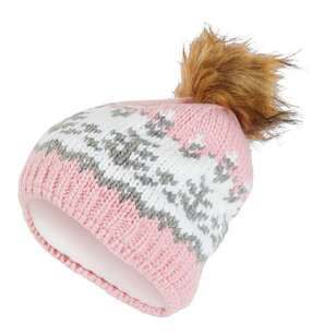 Cape Youth Aztec Bunny Beanie Pink One Size Fits Most