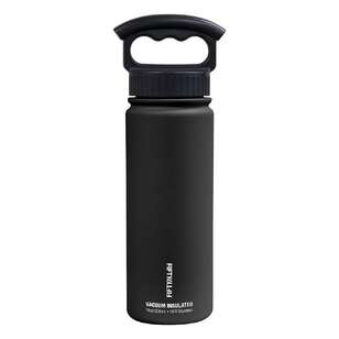 Fifty/Fifty Water Bottle With Straw Lid 530Ml Matte Black 530ml