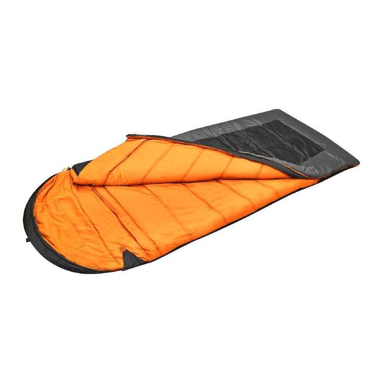 Oztent Hamilton XL 6° Sleeping Bag Black/Orange Black & Charcoal