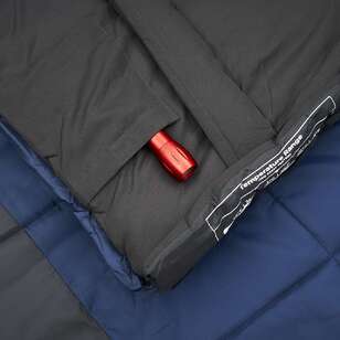 Oztent Stradbroke Standard 2° Sleeping Bag Blue & Charcoal