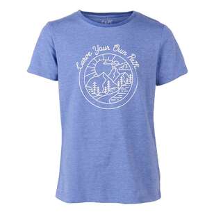 Cape Youth Your Own Path Tee Purple Marle 16