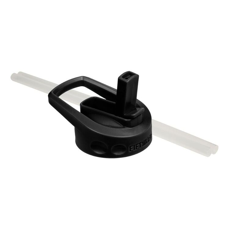 Fifty/Fifty Wide-Mouth Straw Lid Black