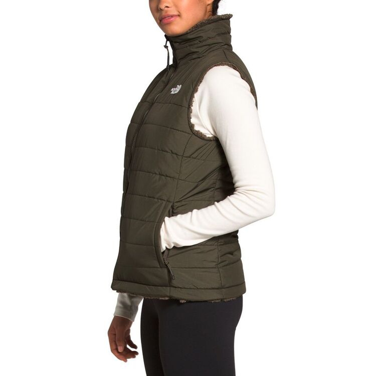 The North Face Women's Mossbud Insulated Vest New Taupe Green