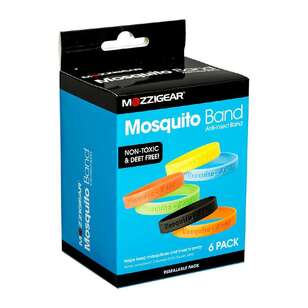 Mozzigear Mosquito Bands 6 Pack Multicoloured