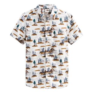 The North Face Men's Baytrail Shirt White Scenic Print