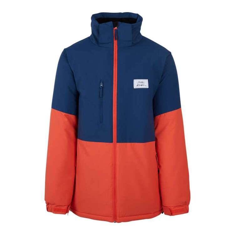 Chute Men's Alpine Snow Jacket Denim Orange