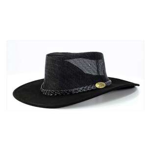 Jacaru 1019 Summer Breeze Hat Black