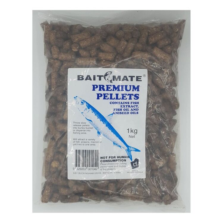 Baitmate Slow Release Premium Pellets Natural 1 kg
