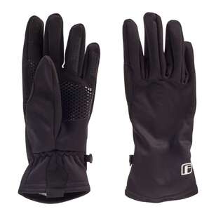 Fluid Windproof Full Fingers Gloves Black Small - Medium