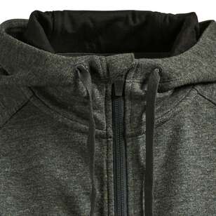 Mountain Designs Women's Wollemia Full Zip Hooded Merino Jacket Charcoal Marle