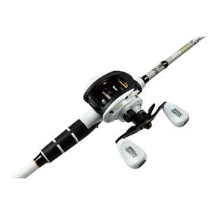 Abu Garcia Max Pro Baitcast Combo White Baitcast Combo Abu Garcia