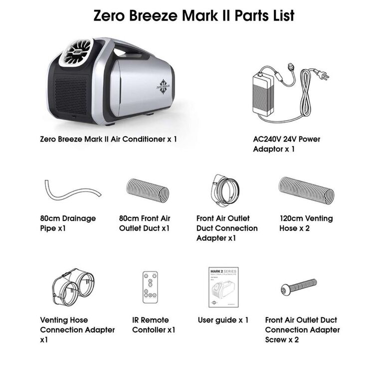 Zero Breeze Mark II Portable Air Conditioner