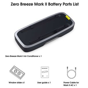 Zero Breeze Mark II Portable Air Conditioner Smart Battery