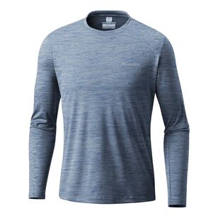 Columbia Men's Zero Rules Long Sleeve Shirt Carbon Heather X Large