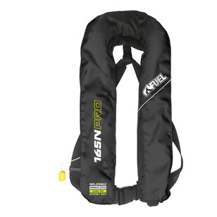 Fuel Adults' 165N Manual Inflatable Pro PFD Black